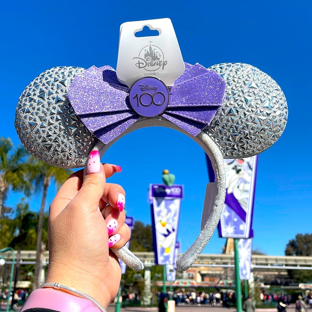 Disney Parks Disneyland 100 Years Celebration Minnie Ear Headband